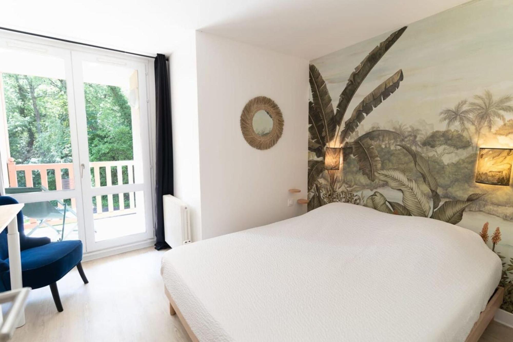Beautiful Flat With Swimming Pool Tennis Court And Private Car Parking 109 勒图凯－巴黎普拉日 外观 照片